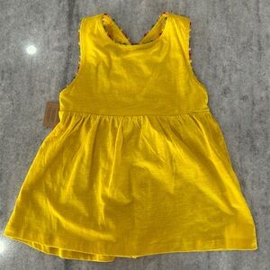 Mini Boden Bright Yellow Sleeveless Top Size 7-8Y
